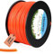 SWAWIS Hilo Desbrozadora 2,4mm x 240M Hilo de Corte Hilo de Nylon de Cortacésped Redonda para Jardin Hierba, Naranja
