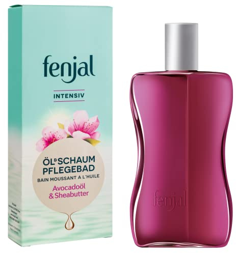 fenjal Öl & Schaum Pflegebad - 200 ml, veganes Cremebad mit Avocadoöl und Sheabutter, normale bis sehr trockene Haut - Intensiv