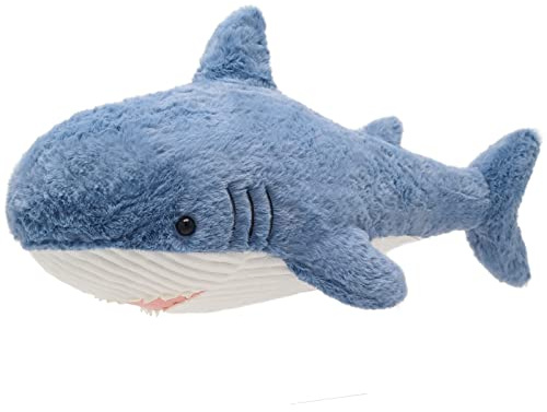 Firecos Hai Plüschtier Riesen Kuscheltier Weiches Umarmungskissen Großes Süßes Kuschelkissen Geschenk Für Kinder Erwachsene Geburtstag Weihnachten Ostern (120cm)