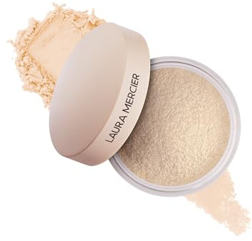Laura Mercier Translucent Loose Talc-Free Setting Powder Ultra-Blur, Fair to Medium Skin Tones, Translucent Mini Size