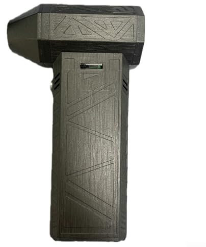 Turbo Fan Jet - Limpiador de colector de polvo, diseño inalámbrico, 110000 rpm, 6 10 minutos, uso continuo, carga rápida de 15 W (negro)