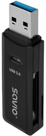 Savio Lector de Tarjetas Externo AK-64 Negro