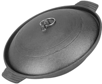 Zerodeko 1pièce Casserole Fonte Pour Poulet Braisé Pot De Riz Pour Cuisine à Domicile Compatible Avec Plaques à Induction