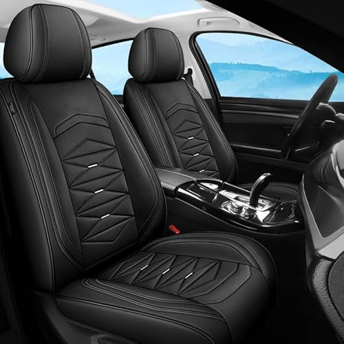 Roguzm Autositzbezüge Universal passend für Passat CC B6 B5 B8 VW Polo Golf 4 5 6 7 MK4 Tguan 2018 Camry Vollschutz Nappa Sitzbezüge