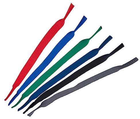 OSALADI 6stücke Sportbrillenseil Brillen-elastikkordel Sonnenbänder halter -sportbandband Lanyard Gläser Strap Sport Band Seil