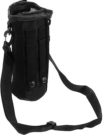 HEMOTON Pochette Porte-Bouteille De Transport pour Bouteille d'eau avec Bandoulière Réglable, Imperméable Et Antidérapante