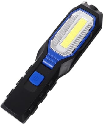QSTDGVPW Linterna LED COB Portátil para Inspección de Camiones Y Senderismo, Azul