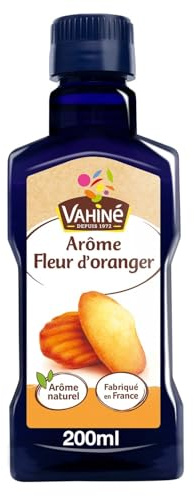 VAHINE – Arôme Fleur d’Oranger pour Parfumer et Sublimer Vos Recettes Sucrées (Flacon 200 ml) - Le Lot De 4