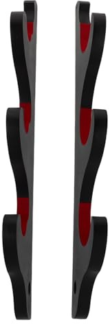 Gogogmee Mazze Baseball Parete Strati con Supporto Orizzontale e Chiodi Organizer per Conservazione e Esposizione Mazze Baseball e Softball