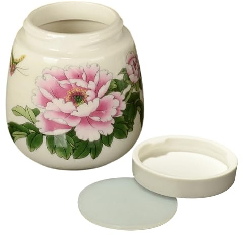 Huevera para huevos cocidos blandos, decoración retro de 220 ml para la cocina, olla de huevos de cerámica con tapa para la preparación de huevos, para el hogar, cocina, hotel, restaurante