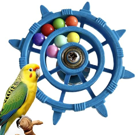 Générique Papageienspielzeug | Drehbares Kauspielzeug Für Haustiere | Windmühlen-Spielzeug Für Vogelkäfige | Für Unzertrennliche, Nymphensittiche, Beos, Tauben, Spatzen, Wellensittiche Und -