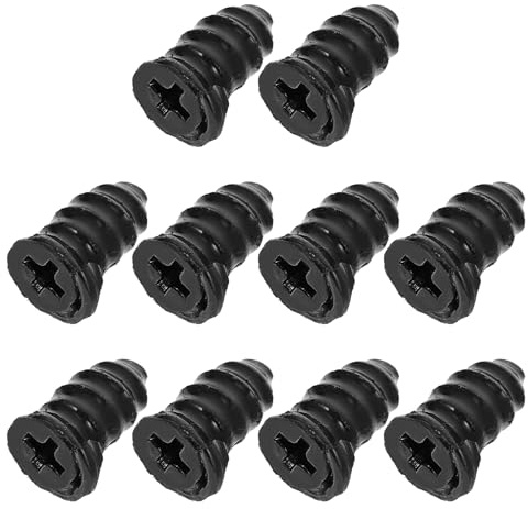 Ciieeo Clous Antidérapants pour Pneus de Voiture, 10pcs, en Caoutchouc et Fer, Léger, Améliore L'adhérence pour Réparation Rapide de Pneus