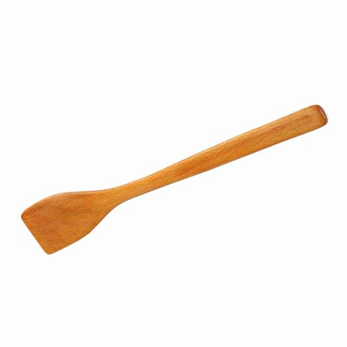 Generic Värmebeständig Träspatel Turner Mångsidigt Köksredskap för Bagare Ljus Träfärg 24,7 * 4 Cm (Ljus ton)