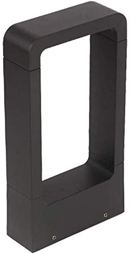 Wegeleuchte LED 7W 3000K Wegelampe Aluminium Anthrazit Sockelleuchte Pollerleuchte 30cm Außenleuchte IP65 Garten Terrassen-Leuchte
