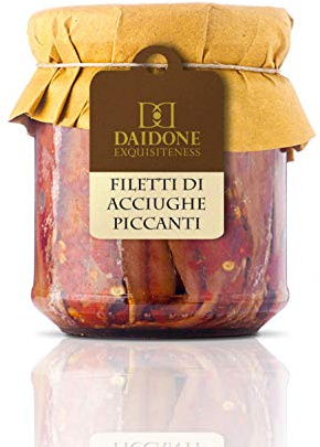 Daidone - Handmade Sicilian Anchovy Fillets in Olive Oil - 2 Jars of 1,5 Kg