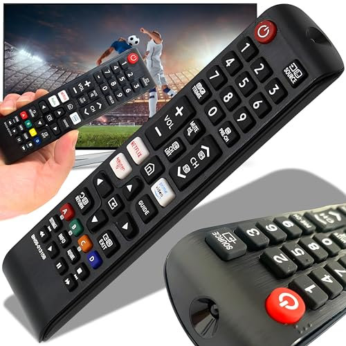 Retoo Telecomando Universale Compatibile Con Samsung, Modelli SMART TV, Funzione Netflix, Telecomando LCD, LED, 3D, 4K, Sostituzione per Telecomandi Originali