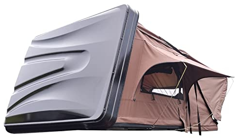 Dachzelt Hartschalenzelt 2,1 M / 6,9 Ft, SUV-Reise-Popup-Installationszelt, GroßEr Raum, Geeignet FüR 3-4 Personen, Mit Leiter Und Wasserdichtem Hartschalenzelt, Overland-Dachzelt