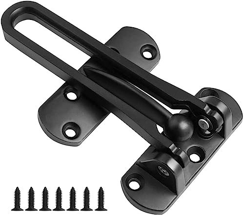 ZiYuya Cadena de puertas Para la puerta principal, Cerradura protectora de puerta oscilante, Cerradura de cierre de puerta deslizante de Seguridad Apartamentos familiares dormitorios de hoteles