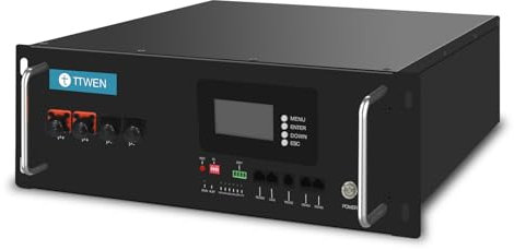 COMETX Batería LiFePO4 de 51,2 V y 100 Ah, 5120 Wh de energía, 100 A BMS integrado, 100 % DOD, soporte paralelo para fuera de la red, autocaravana, autocaravana, sistema solar,
