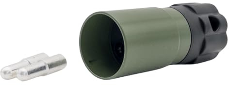 SERTPLAS Spina Nato a 2 poli, 35 mm², 12 V-24 V, 2 pin, 135 A, spina Nato, in metallo adatto per veicoli militari, vigili del fuoco, ambulanza, terra e macchine edili, camion, rimorchi
