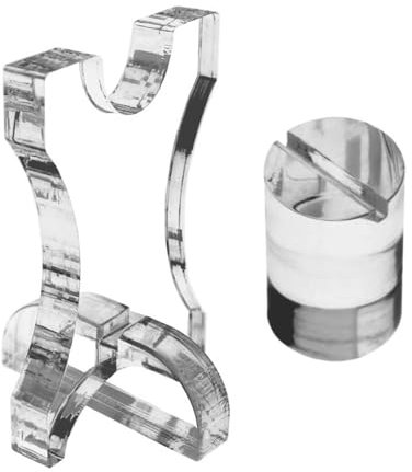 Dtaigou Kitchen Cutter Acrylic Stand, Transparent Cutter Holder, Cutter Rack, Transparent Holder, Home Decor, Multifunctional, Robust Kitchen Cutter Display Block for Friends and