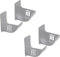 Tabanzhe 2 Pairs Trash Bag Holder-Punch-Free Plastic Bag Dispenser Wall Mounted Self-Adhesive Bin Bag Organizer Grocery Bag Garbage Bag Storage Rack for Kitchen Bathroom(Grey)