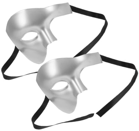 COSMEVIVI Demi-masque Vintage Pour Homme Carnaval Halloween Pour Adultes
