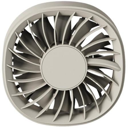 Generisch Autoventilator - USB -tragbare Zange für Büro, Haus, Campingplatz, Kinderwagen - Automatischer Autokühlungslüfter mit Geschwindigkeiten und 360 ° -Drotation