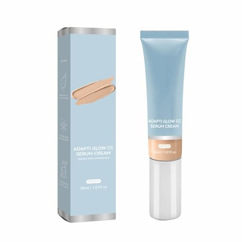 Crème CC pour femmes âgées, crème CC+ fond de teint liquide, fond de teint correcteur de couleur, crème CC légère, réduction des rougeurs, maquillage du visage pour un teint éclatant
