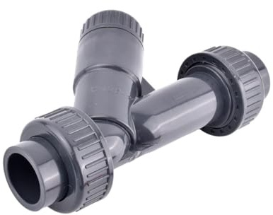 Supkancl 1 pièce de clapet Anti-Retour à siège incliné en PVC, diamètre intérieur 20 à 63 mm, for Tuyau d'arrosage de Jardin, Aquarium, raccords de Tube d'arrosage(ID 50mm)