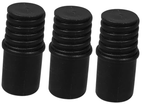 Ciieeo 3pcs Threaded Handle Adapter Replacement for Mop Broom Metal Connector with Secure Fit for Straight and Telescopic Poles Garden Tool Handle Compatible