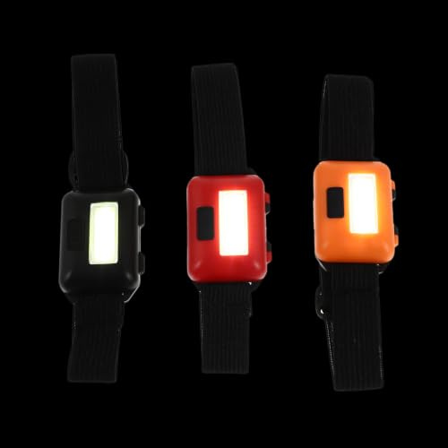 WOONEKY LED Stirnlampe 3 Stück USB-C wiederaufladbar wasserdicht | Kompakte Kopflampe für Camping, Wandern, Nachtarbeit & Fahrradfahren, 3 Lichtmodi, robustes Outdoor-Licht.
