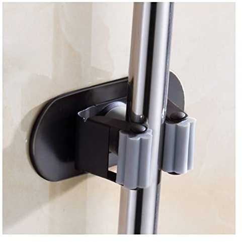 Soporte para escobas y trapeadores, Estante de Almacenamiento de Acero Inoxidable para Colgar en la Pared, Ideal para jardín y lavandería (Color: Azul, tamaño: