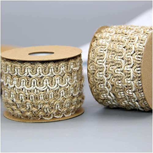 AMZBNEIDI Spago da Giardino, Corda di Iuta Spessa, Corda di Iuta, Canapa, Juta, spago, macramè, Paracadute, Filo, Fai da Te, Scrapbooking, Fatto a Mano, 5 m(085m)