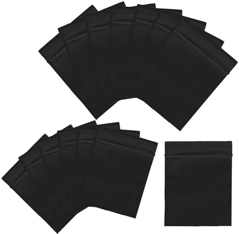 100 Pezzi Sacchetti Igienici per Assorbenti, Inodore, a Prova di Perdite, Sacchetti per Smaltimento Tamponi con Chiusura Neri, Sacchetto di Imballaggio Sigillato per Smaltimento Igiene Femminile