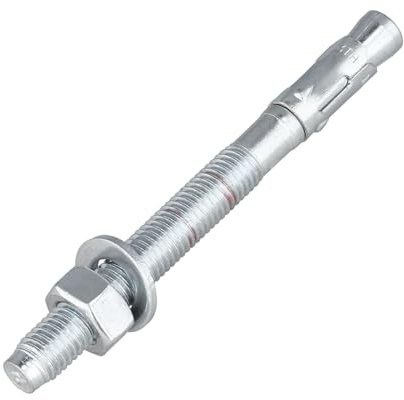 SCREW REBEL Bolzenanker M12x100mm – 50 Stück - Schwerlastanker für ungerissenen Beton – ETA-Zulassung Option 7 - SW19 - Keilanker Ankerbolzen Schwerlastdübel Industriequalität verzinkt