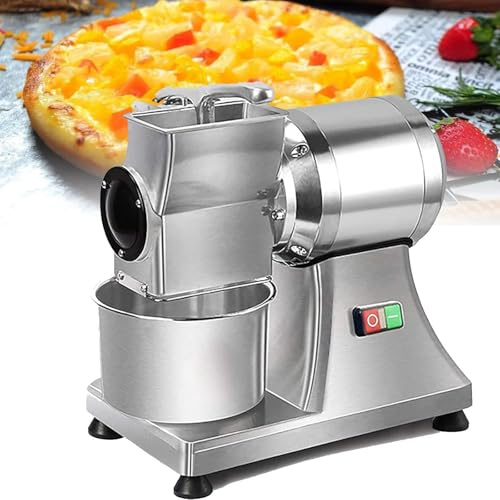 Rallador eléctrico de queso, triturador de queso de bloque resistente, triturador de alimentos comercial de 88 libras/hora para uso en comedor