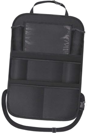 NOLITOY Organizador de Asiento Trasero para Coche con Bolsillo con Cremallera Bolsa de Almacenamiento Portátil para Adultos Diseño Práctico para el Interior del Vehículo Ordenado y