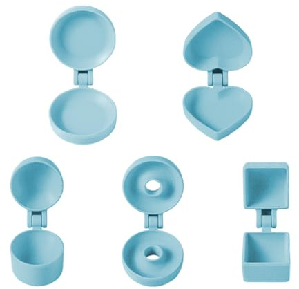 Cake Pop Maker - 5-Piece Round Dessert Mould, Easily Removable Candy Mould, Versatile Treat Maker, Robust Party Baking Tool, Versatile Mould for Holidays, Birthdays, Wedding Party