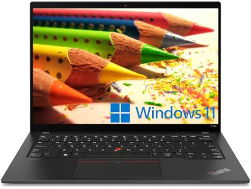 Lenovo Thinkpad T14s Computer portatile 14 PC FHD(1920x1080), Intel Core i5-10210U, 16 GB di RAM, 512 GB di SSD, Thunderbolt, HDMI, tastiera QWERTY, Win11 Pro (rinnovato)