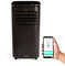 CREATE/SILKAIR CONNECT PRO / 4 in 1 tragbares Klimagerät mit Wärmepumpe Schwarz/WLAN, 9000 BTU, Timer, Schlafmodus, inkl. Abluftkit, entfeuchtet bis zu 24l, 1010W