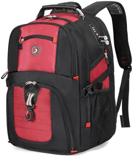 Extra Large 52L Travel Laptop Backpack with USB Charging Port Fit 17 Inch Laptops for Men Women