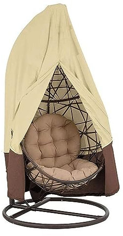 Schwebeliege Abdeckhaube Wasserdicht mit Reißverschluss, Hängeliege Abdeckung,Gartenmöbel Abdeckung für Hängeliege Abdeckung Hängeliege Schwarz (Size:231x200CM(Double Seat Zipper Model),Color:D)