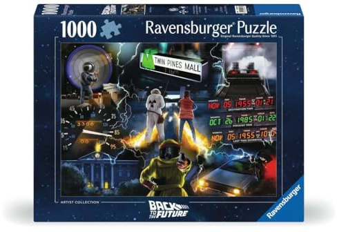 Puzzle Ravensburger 12000278 - Retour vers Le Futur - Puzzle de 1000 pièces pour Adultes et Enfants à partir de 14 Ans,