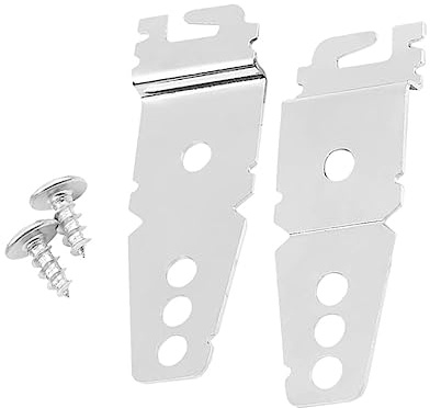 WHAMVOX 2pezzi Staffa di Montaggio per Lavastoviglie Clip in Ferro Resistente Kit di Fissaggio per Lavastoviglie che Impedisce Oscillazioni o Inclinazioni