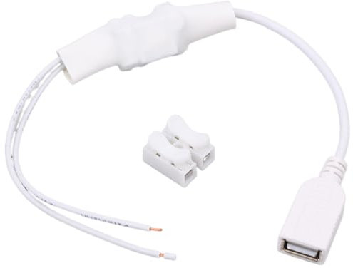 Saiyana Adaptador Corriente General A 5V/1A con Conexión USB Convertidores Eléctricos Fáciles Usar para Electrónica Doméstica