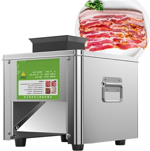 Affettatrice elettrica commerciale, 850 W ad alta potenza per una lavorazione efficiente della carne, ideale per cucine domestiche e professionali