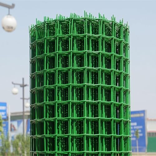 HGOuhK Valla para jardín Valla de Malla de Alambre, Valla de jardín soldada de Acero galvanizado, decoración de Bordes de jardín Valla metálica(2.0mm)