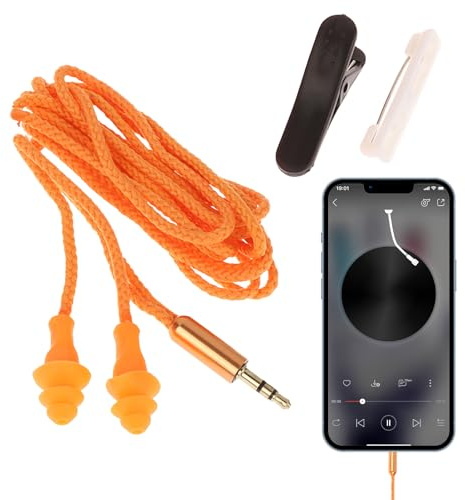 Yulokdwi Auriculares Protectores Auditivos - Tapones Auditivos Bloqueo 100dB De Ruido | Cascos Antiruido con Clip para Construcción, Fábricas, Ambientes Ruidosos y Protección Laboral