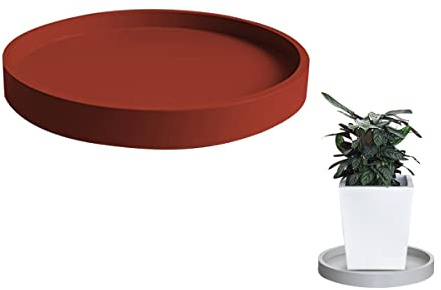 ZHANGshouf Sottovaso in plastica per piante da 60 cm, vassoio antigoccia per interni, per vasi color caffè, sottovaso per piante per giardinaggio interno, perfetto per vasi da 20 cm, 30 cm, 40 cm, 50